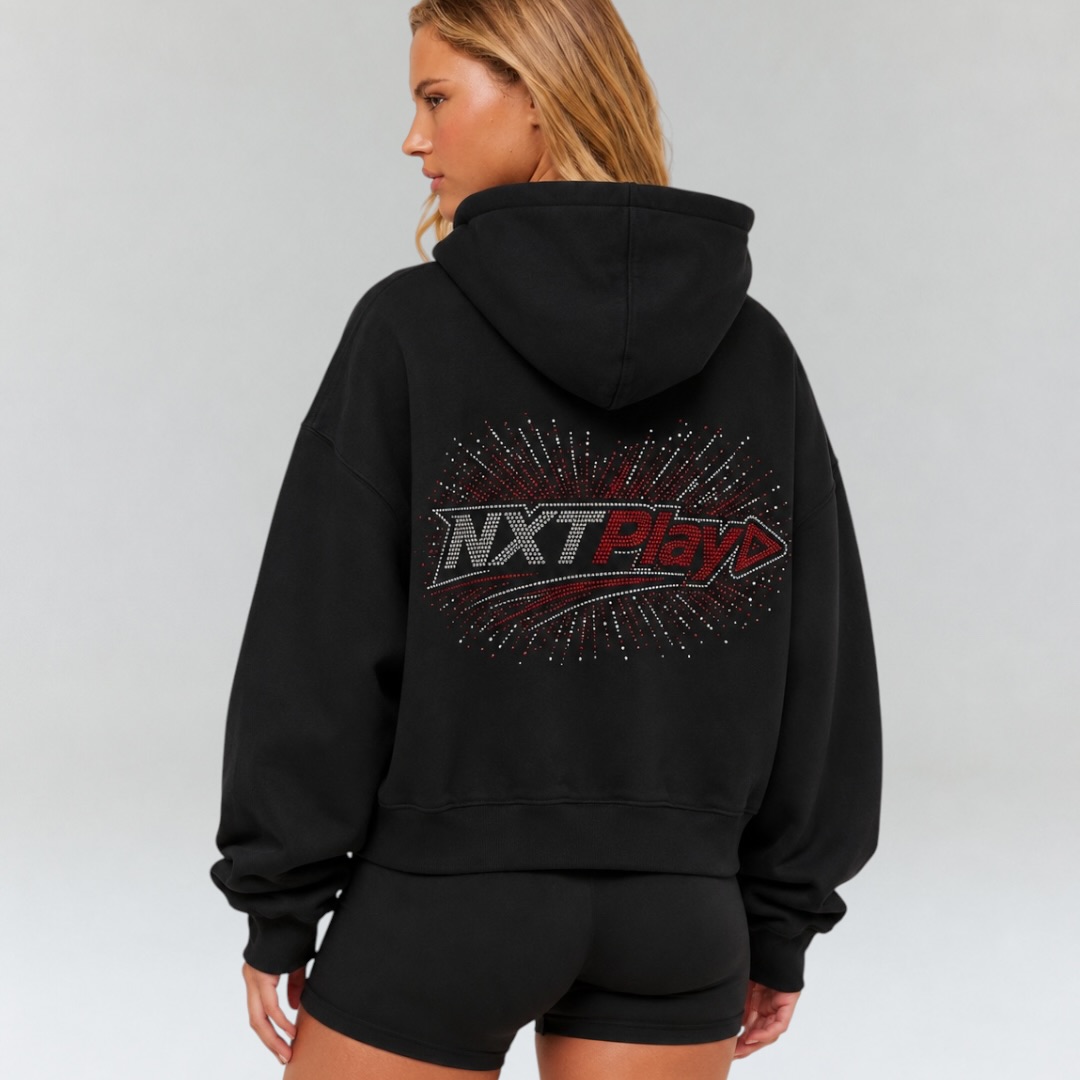 Rhinestone Statement Hoodie